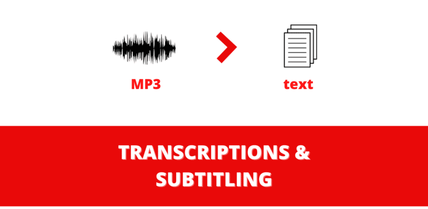 Transcription and Subtitling Audio to text